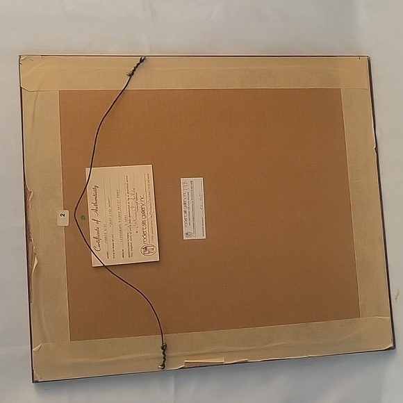 Connie King Just Like Mommy Signed Lithograph Matted and Framed - Picture 7 of 9